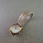 Elegante Damen Uhr Ronda mit Flexband in Bicolor