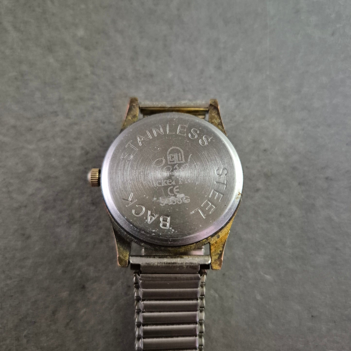 Elegante Damen Uhr Ronda mit Flexband in Bicolor