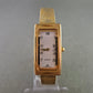 Elegante Damen Uhr mit rechteckigem Gehäuse und Milanaise-Band