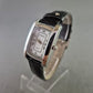 Elegante Damen Uhr Nobless mit schwarzem Lederband