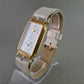 Elegante Damen Uhr Pitanke mit Subsekunde und hellem Lederband