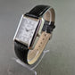 Elegante Damen Uhr PCA mit römischen Ziffern und Lederband