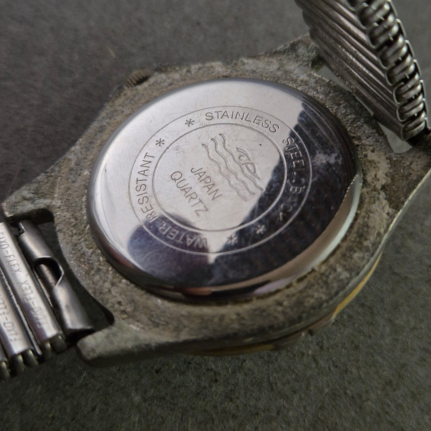 Robuste Herren Uhr Ricardo mit blauem Zifferblatt und Flexband