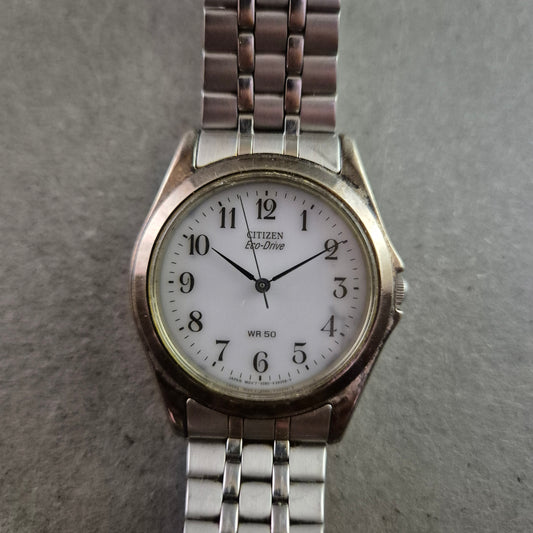 Elegante Damen Uhr Citizen Eco-Drive mit Metallgliederarmband