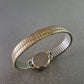 Elegante Damen Uhr PRATINA mit schwarzem Zifferblatt und Flexband