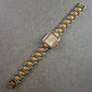 Elegante Damen Uhr TEMP IC Titanium mit Strass und Bicolor-Band