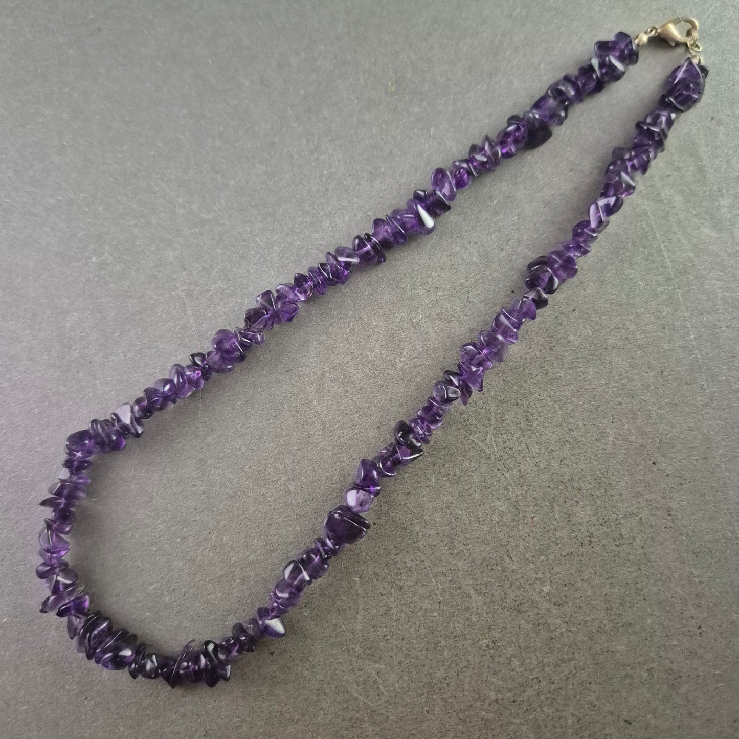 Echte Amethyst Halskette – Edelstein-Schmuck in sattem Violett