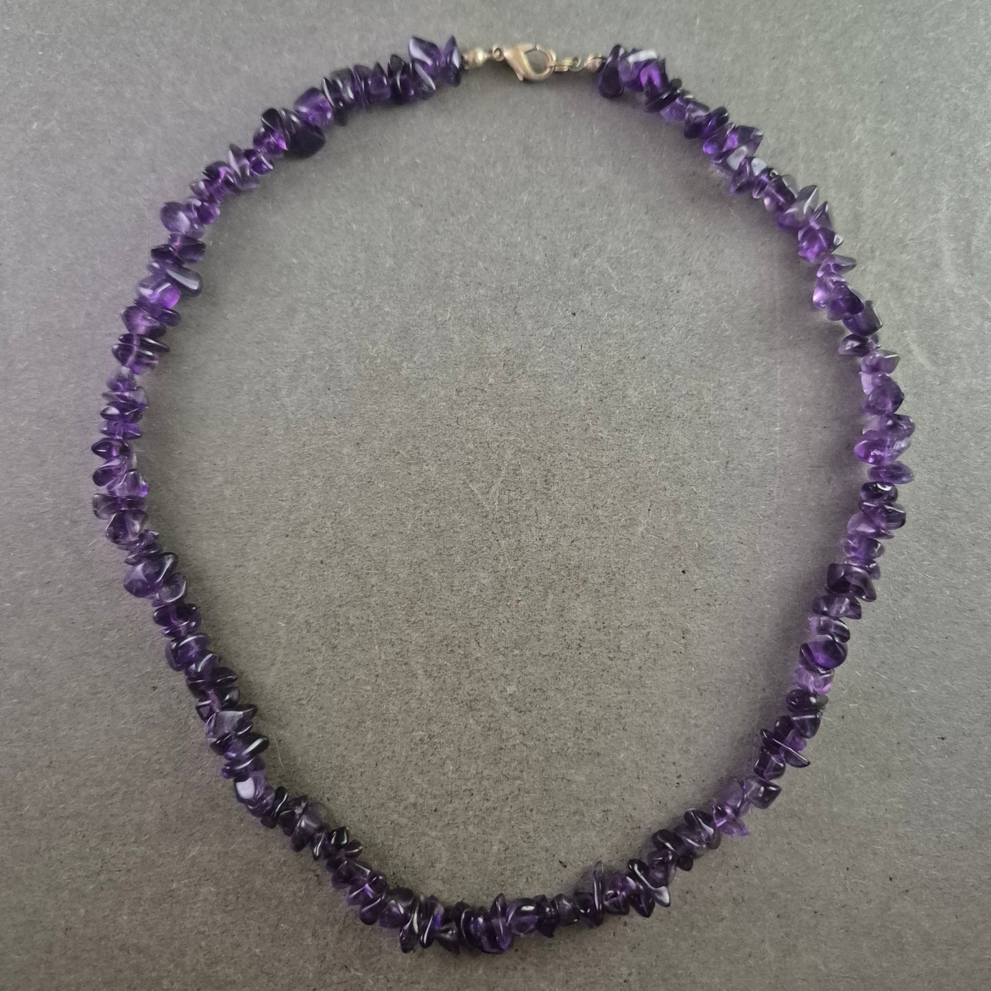 Echte Amethyst Halskette – Edelstein-Schmuck in sattem Violett