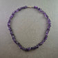 Echte Amethyst Halskette – Edelstein-Schmuck in sattem Violett