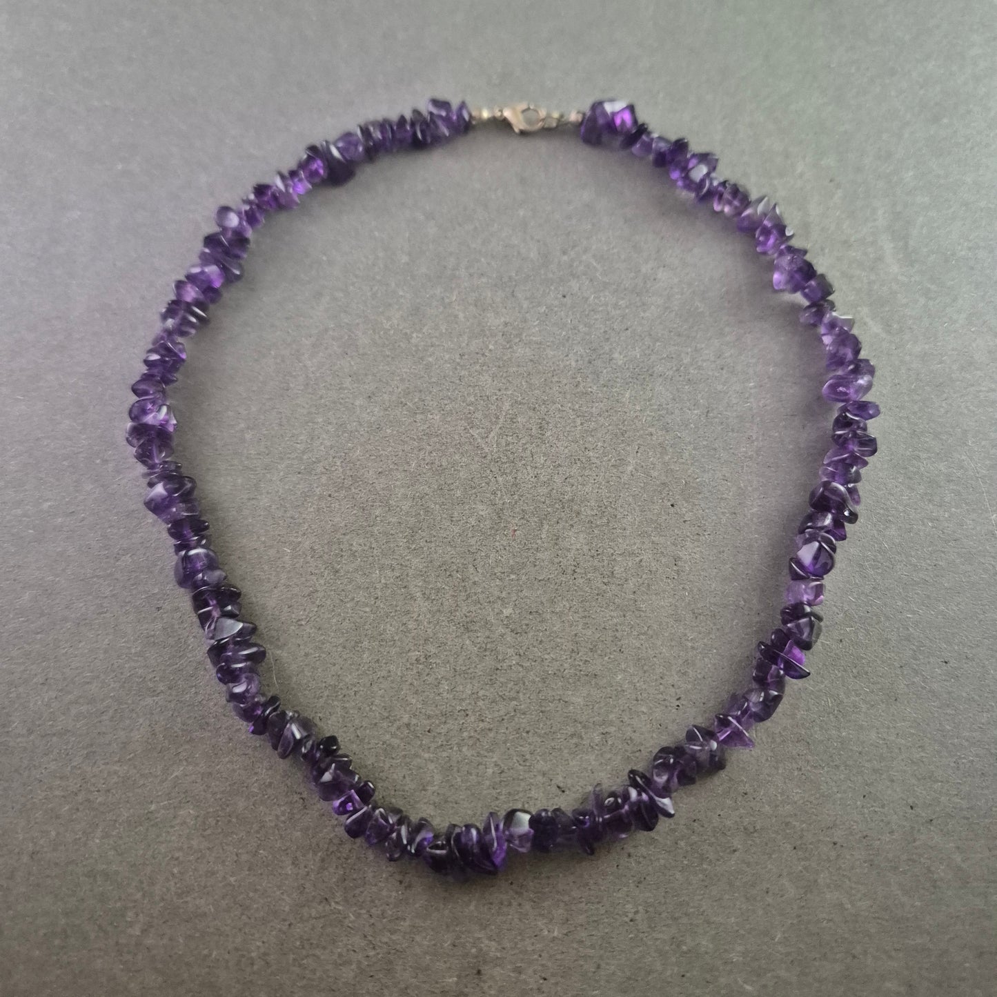 Echte Amethyst Halskette – Edelstein-Schmuck in sattem Violett