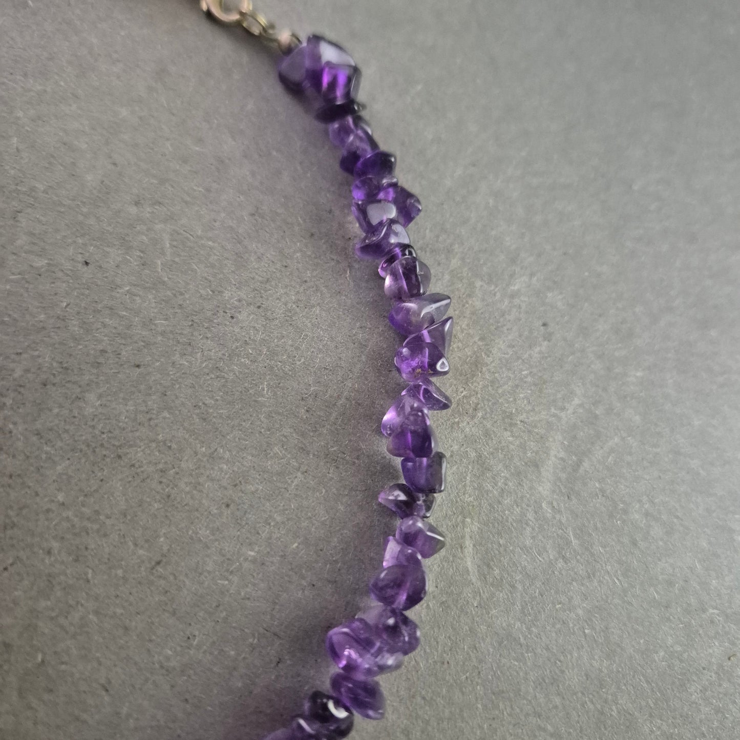 Echte Amethyst Halskette – Edelstein-Schmuck in sattem Violett
