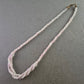 Geflochtene rosa Glasperlen Halskette – Verspielter Look in Pastell