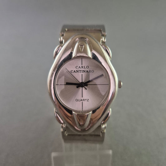 Carlo Cantinaro Damen Uhr – Eleganz in Silberoptik