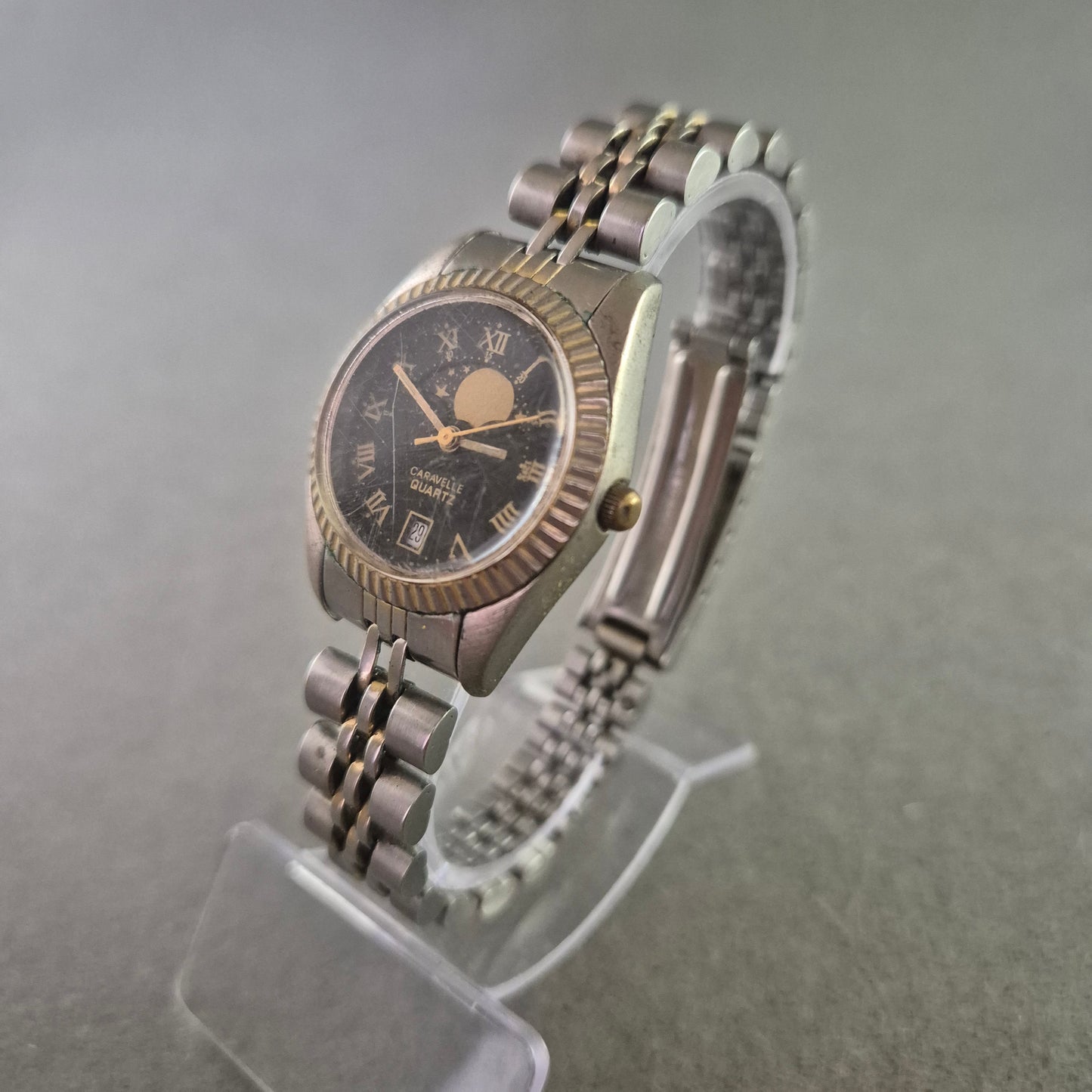Caravelle by Bulova Herren Uhr – Vintage Moonphase Design