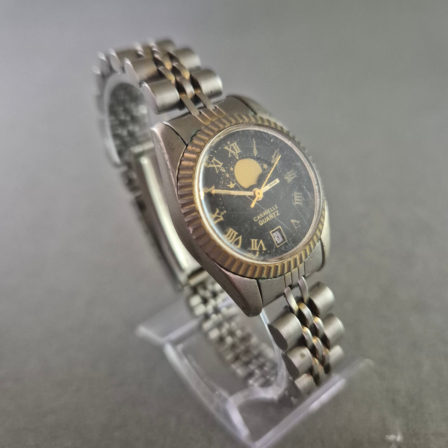 Caravelle by Bulova Herren Uhr – Vintage Moonphase Design