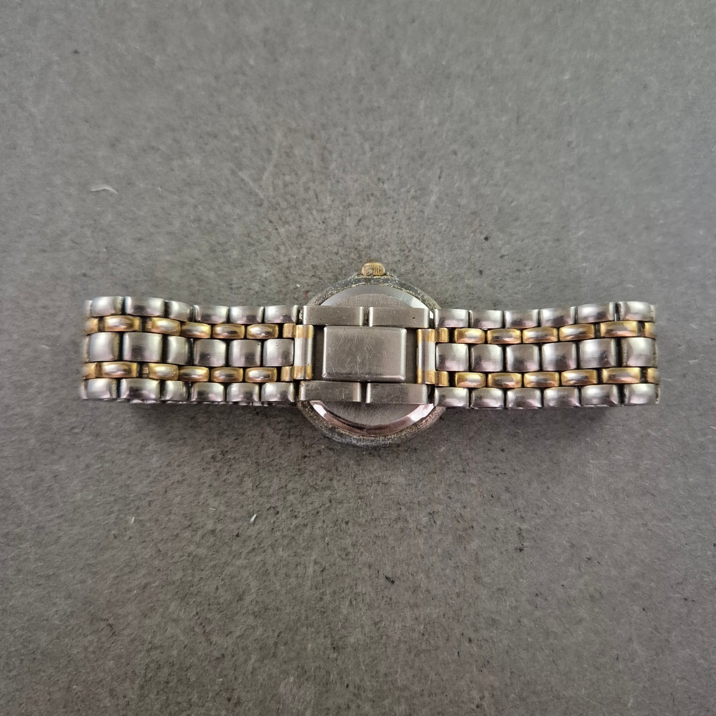 CMI Damen Uhr – Quarz mit Datumsanzeige im Bicolor-Design