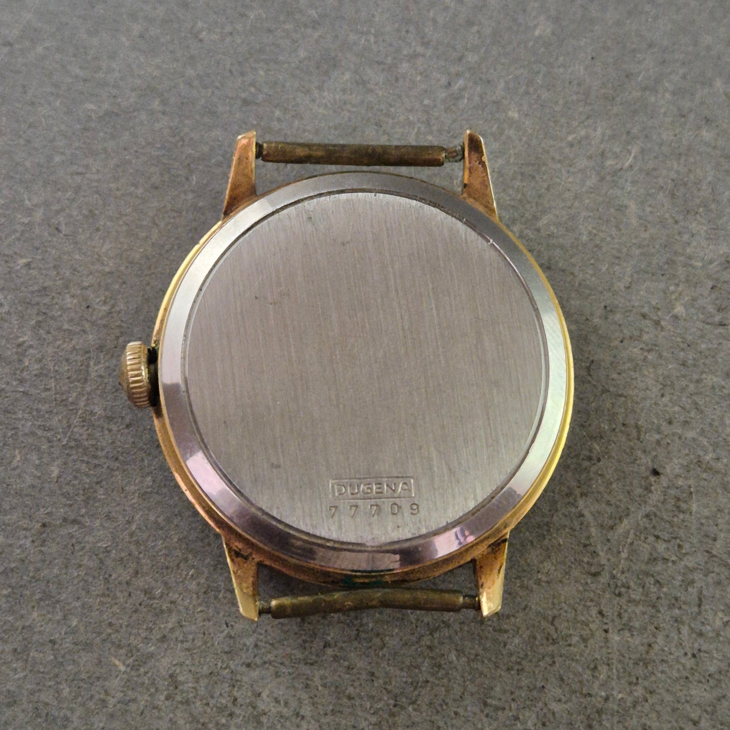 Dugena Tropica Herren Uhr – Vintage Handaufzug vergoldet
