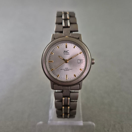 MC Titan Damen Uhr – Quarz mit Datum, 5 ATM wasserdicht