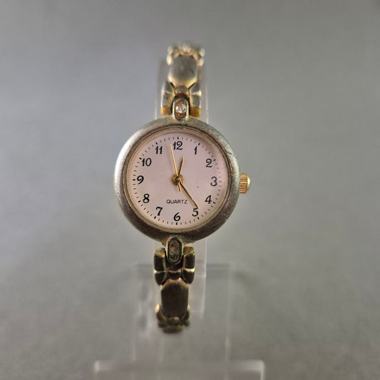 Elegante Damen-Armbanduhr – Quarz, goldfarben