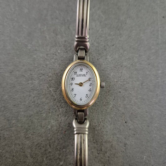 Cathay Damen Uhr – Titan Gehäuse mit Bicolor Akzenten