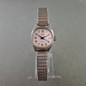 BWC Swiss Herren Uhr – Vintage Automatic mit Edelstahlband