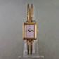 Dugena Damen Uhr – Vintage vergoldet mit eckigem Gehäuse