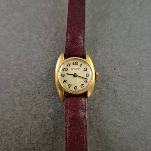 Junghans Damen Uhr – Vintage Handaufzug 17 Jewels