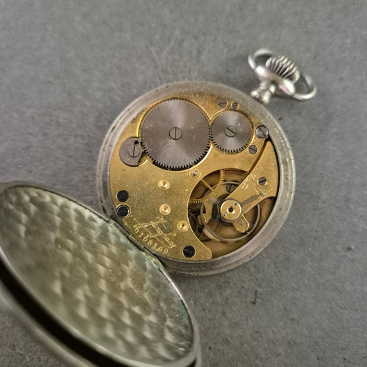 Antike Herren Taschenuhr – Defekt ohne Glas