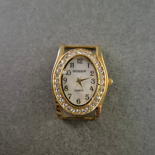 Gossip Damen Uhr – Goldfarben mit Strassbesatz