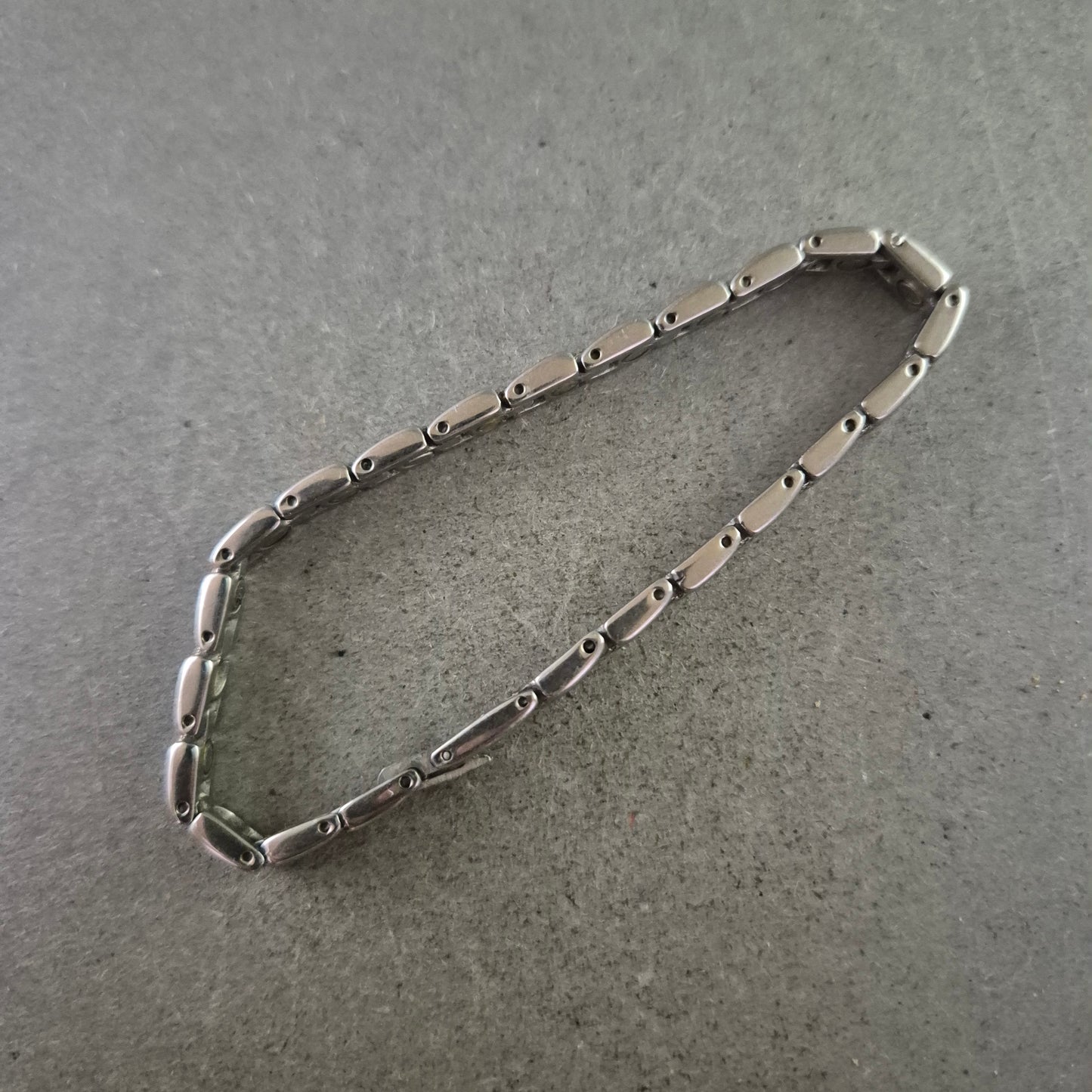 Edelstahl Armband – Gliederarmband in Silberoptik