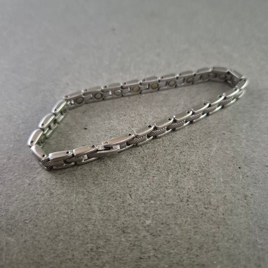 Edelstahl Armband – Gliederarmband in Silberoptik