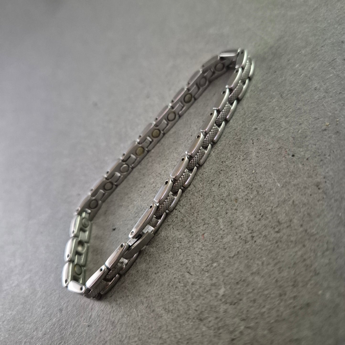 Edelstahl Armband – Gliederarmband in Silberoptik