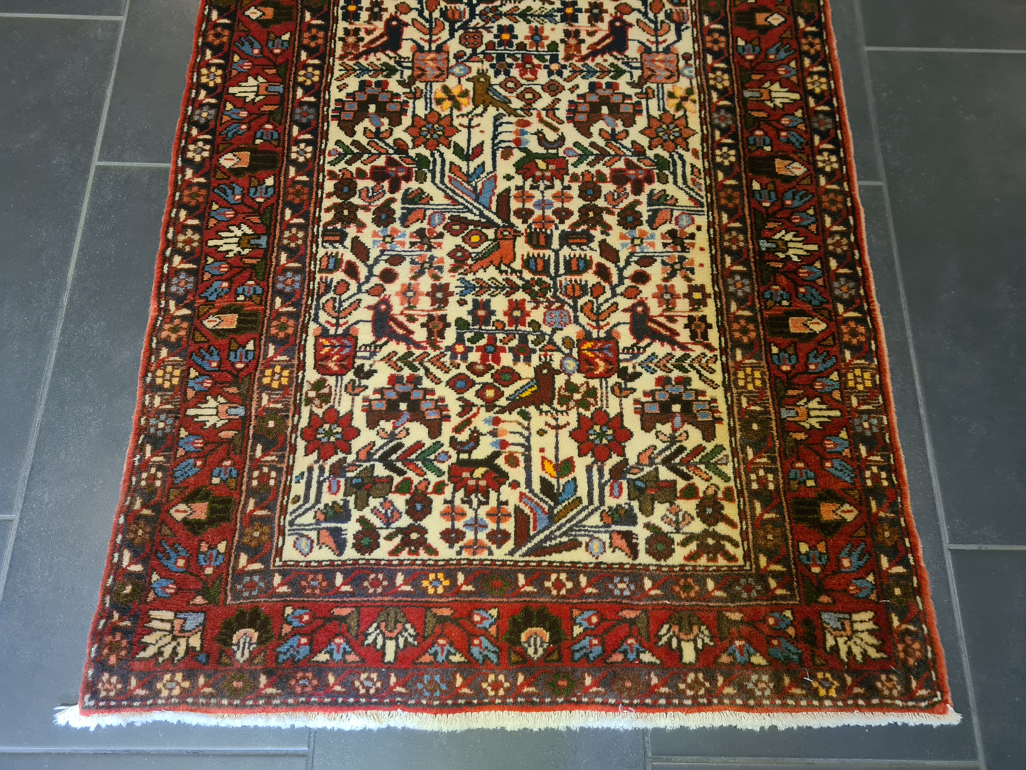 Perserteppich Orientteppich Handgeknüpfter Teppich Malaya 300x80cm