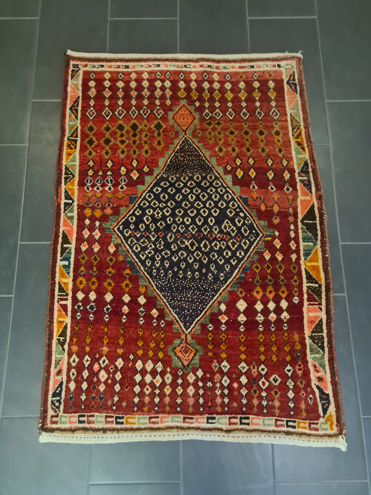 Perserteppich Orientteppich Handgeknüpfter Teppich Gabbeh 150×105cm