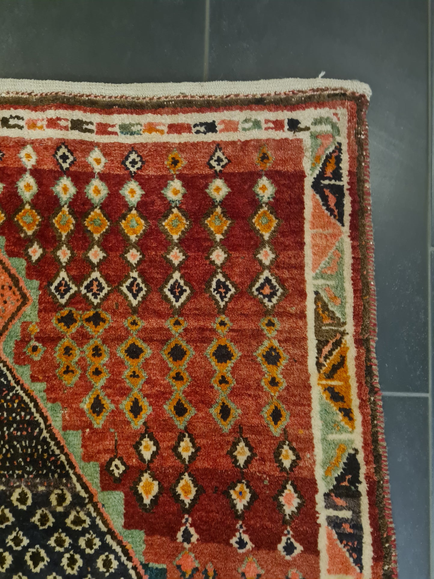 Perserteppich Orientteppich Handgeknüpfter Teppich Gabbeh 150×105cm