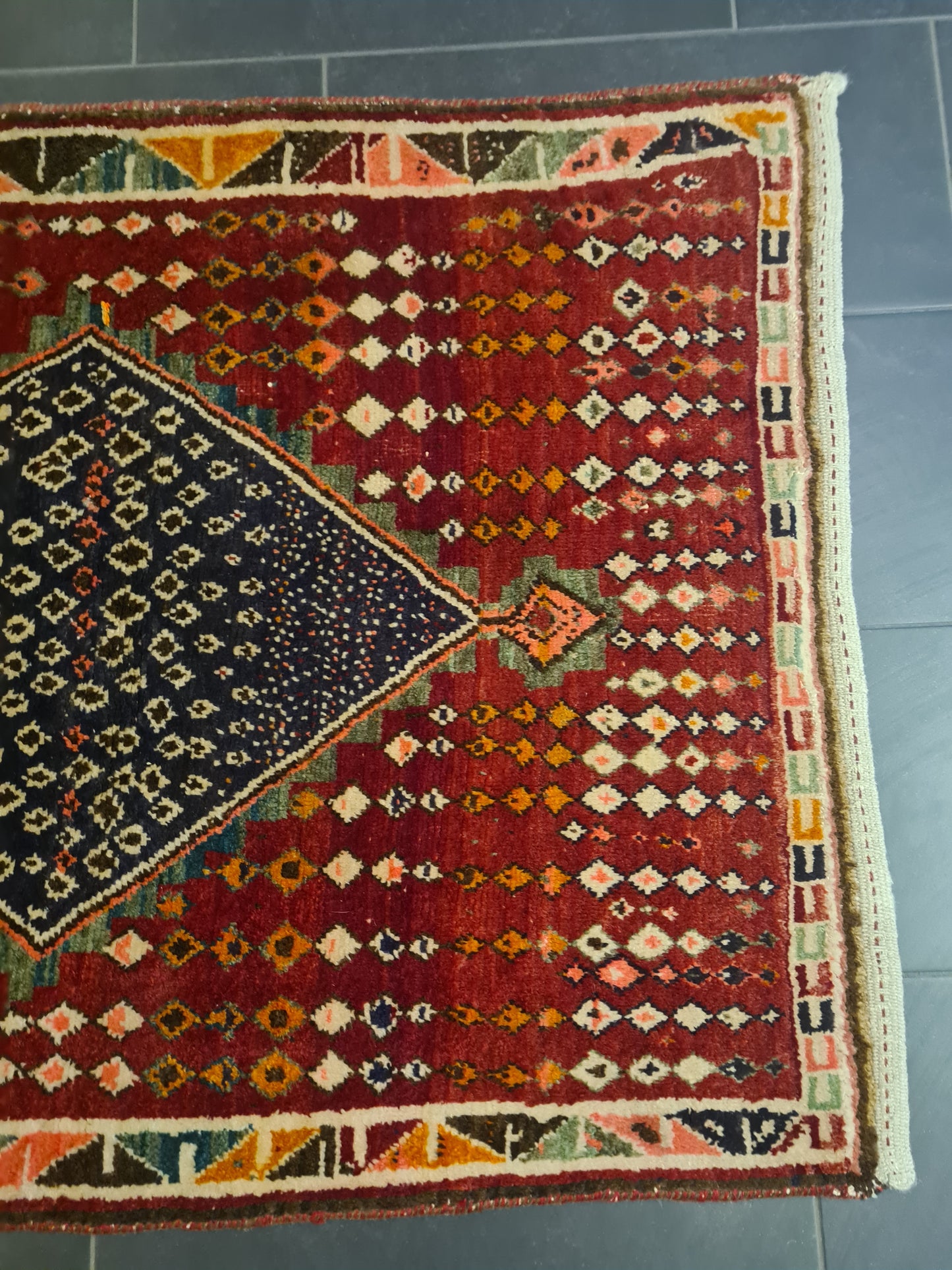 Perserteppich Orientteppich Handgeknüpfter Teppich Gabbeh 150×105cm