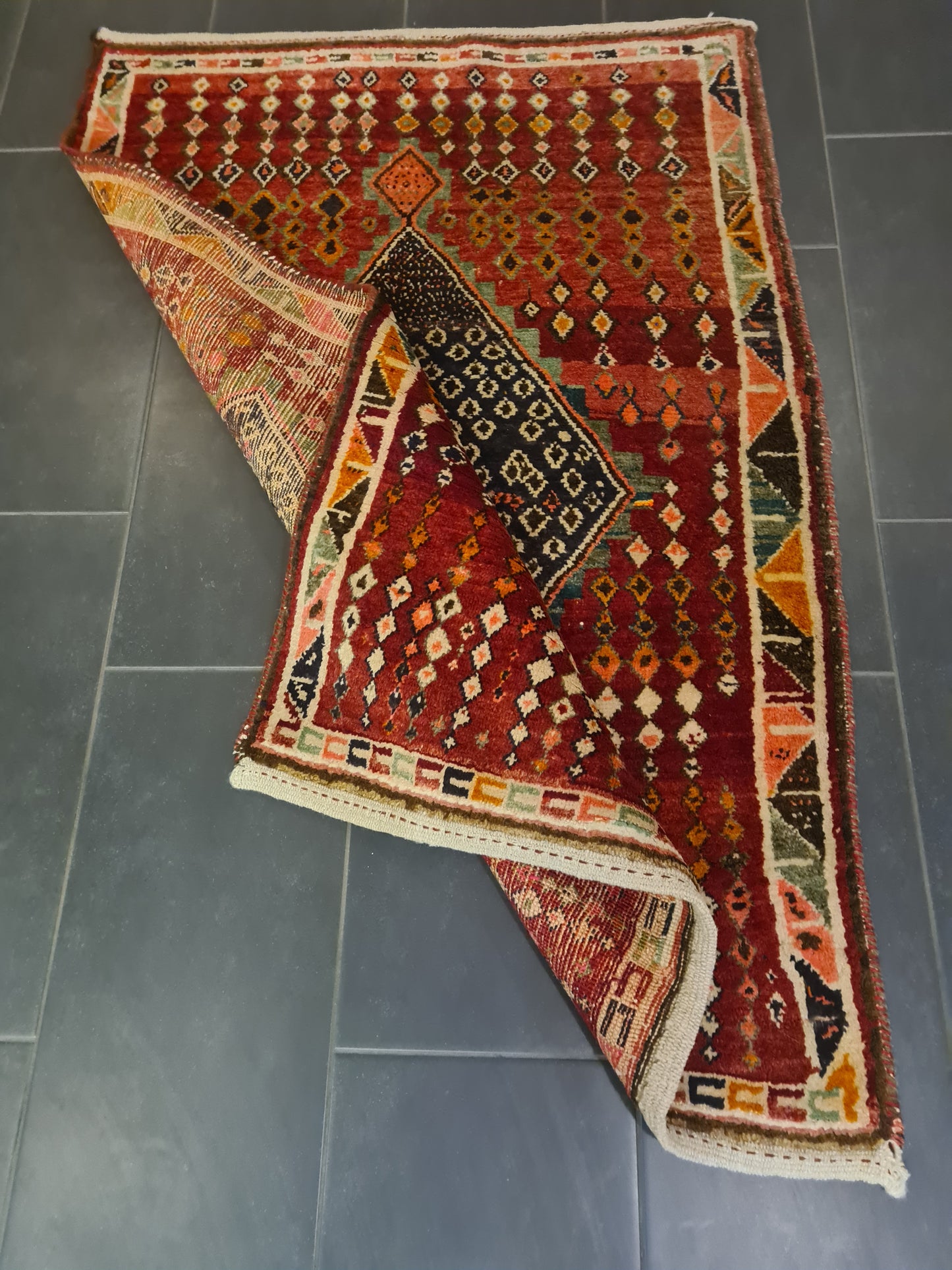 Perserteppich Orientteppich Handgeknüpfter Teppich Gabbeh 150×105cm