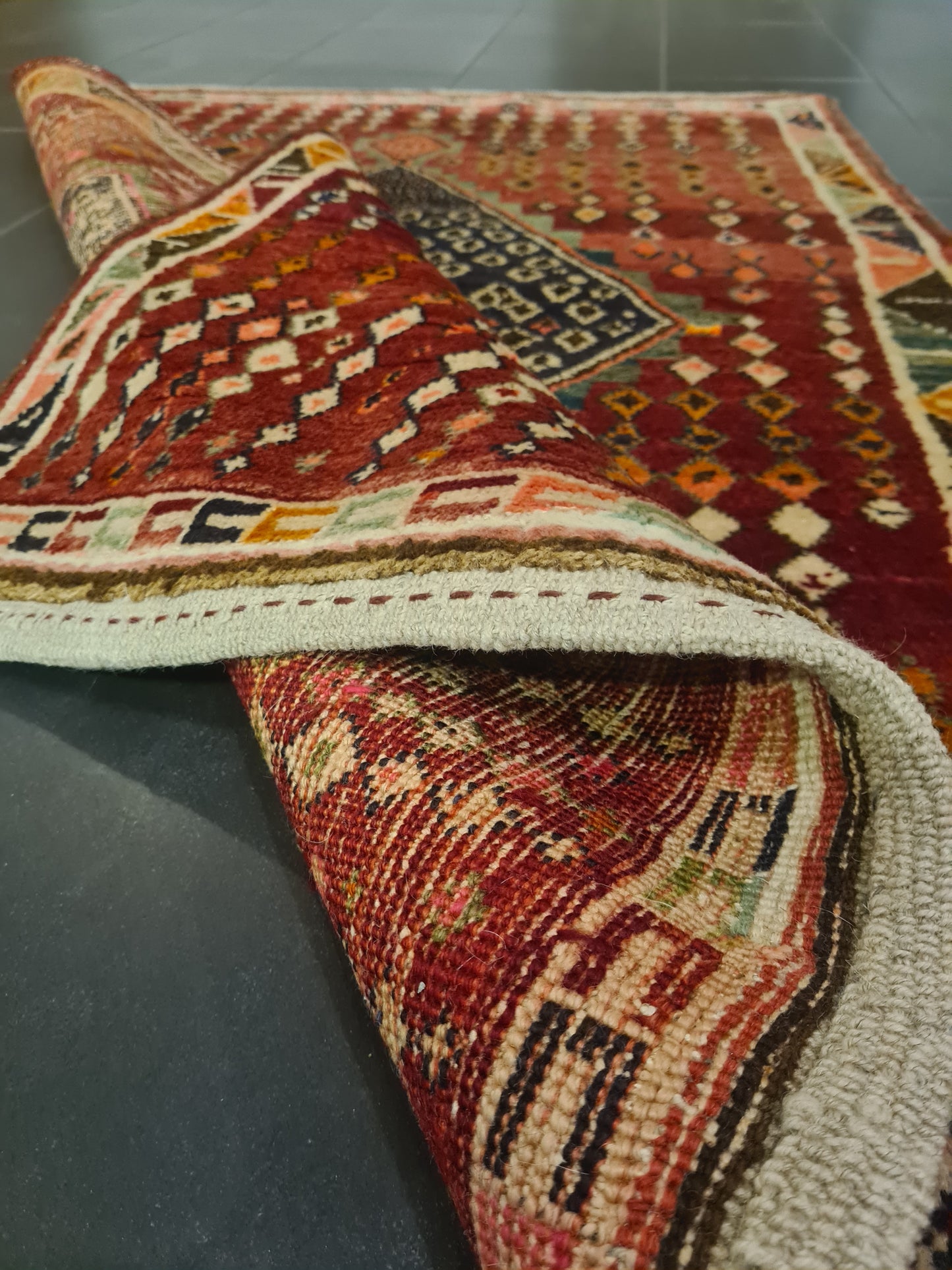 Perserteppich Orientteppich Handgeknüpfter Teppich Gabbeh 150×105cm