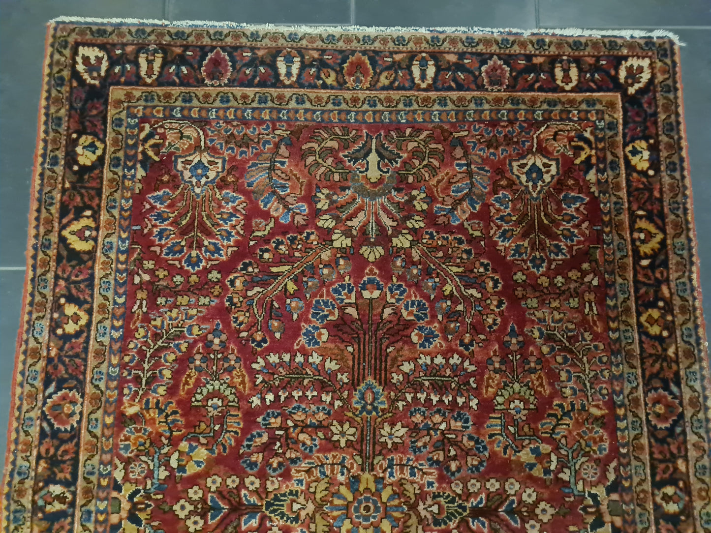 Perserteppich Orientteppich Handgeknüpfter US Sarough 150×105 cm