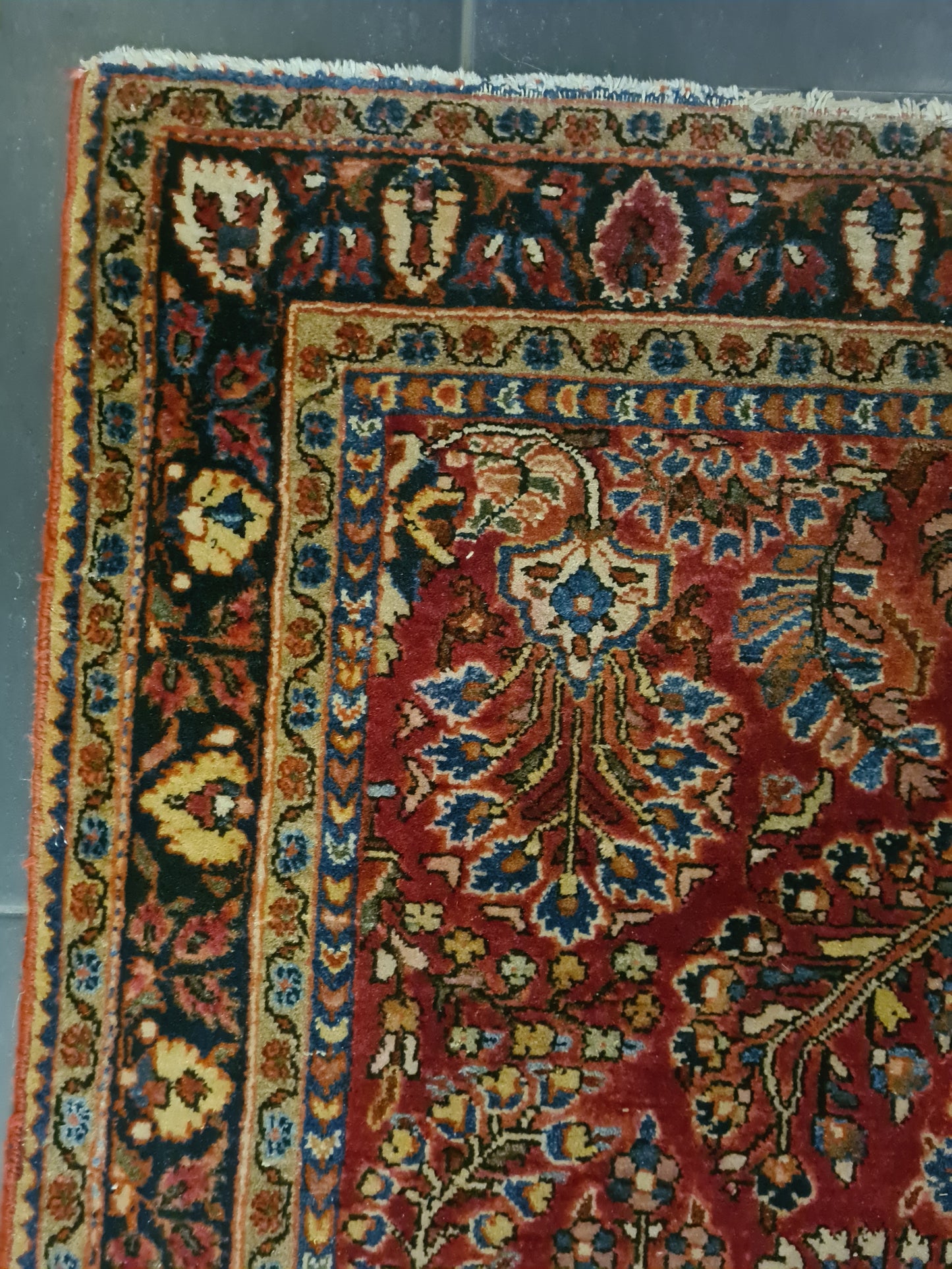 Perserteppich Orientteppich Handgeknüpfter US Sarough 150×105 cm