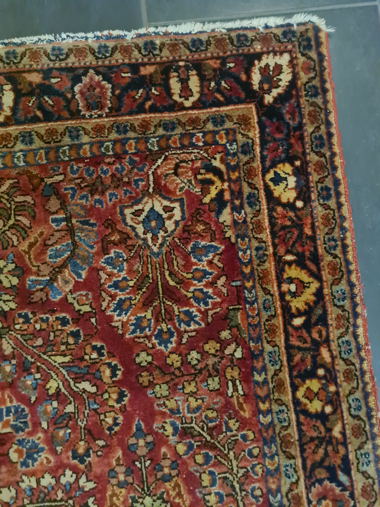 Perserteppich Orientteppich Handgeknüpfter US Sarough 150×105 cm