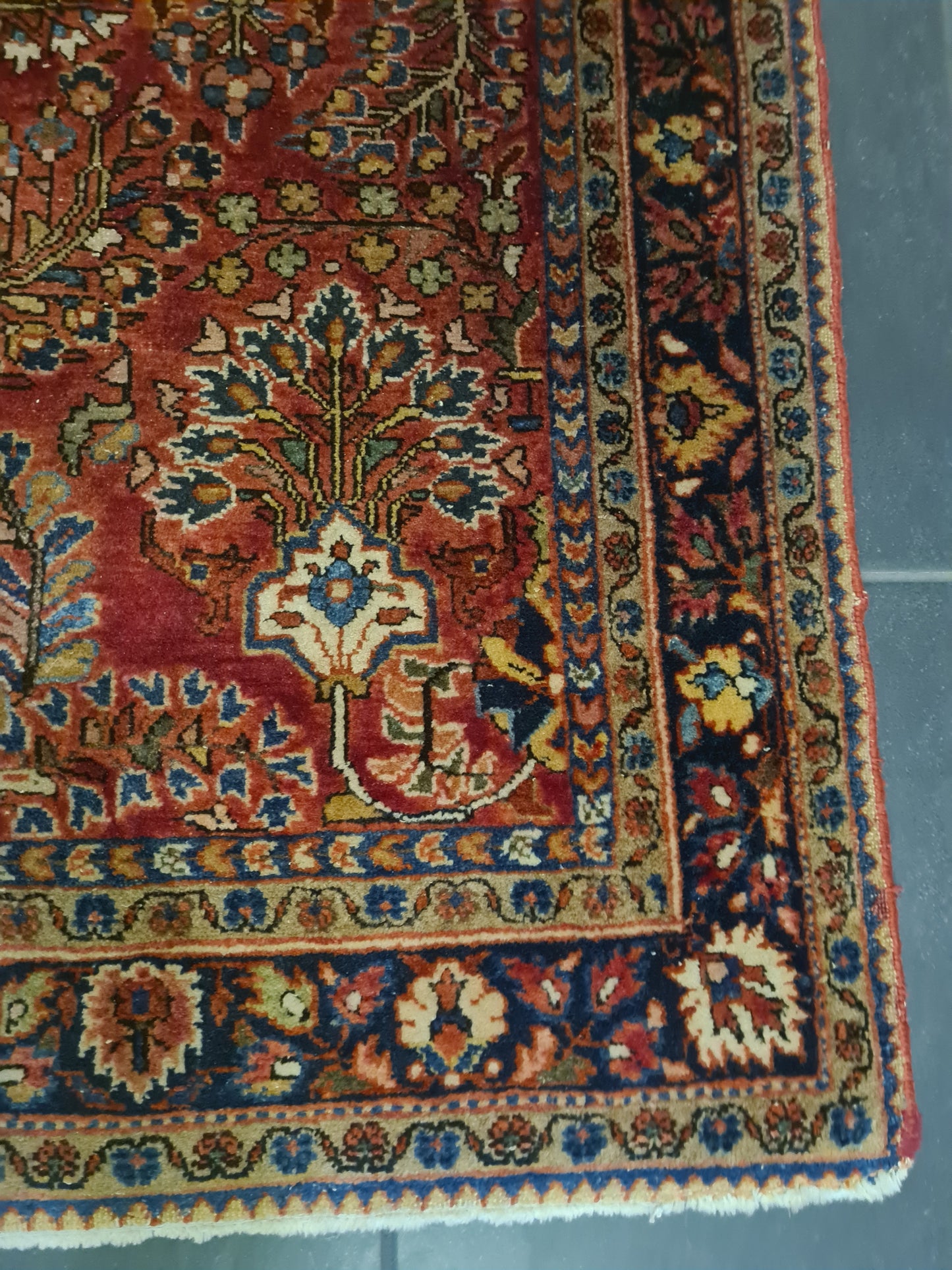 Perserteppich Orientteppich Handgeknüpfter US Sarough 150×105 cm