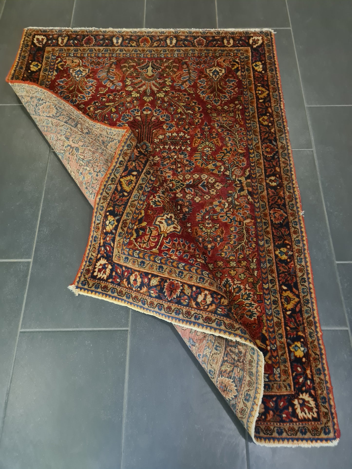 Perserteppich Orientteppich Handgeknüpfter US Sarough 150×105 cm