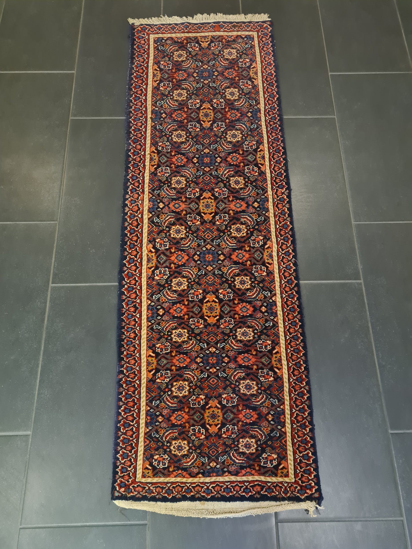 Perserteppich Orientteppich Handgeknüpfter Teppich Veramin 160×55cm
