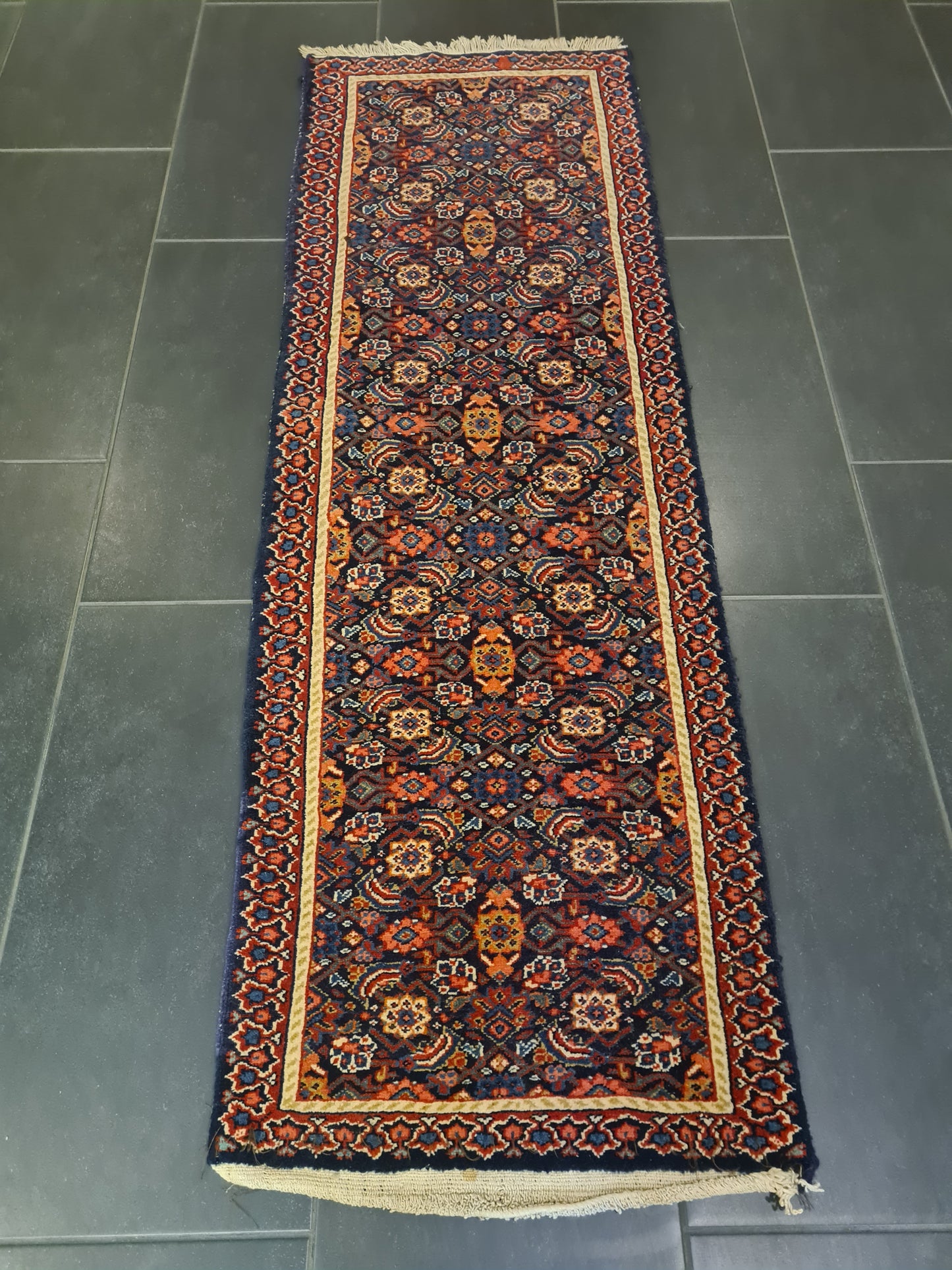 Perserteppich Orientteppich Handgeknüpfter Teppich Veramin 160×55cm