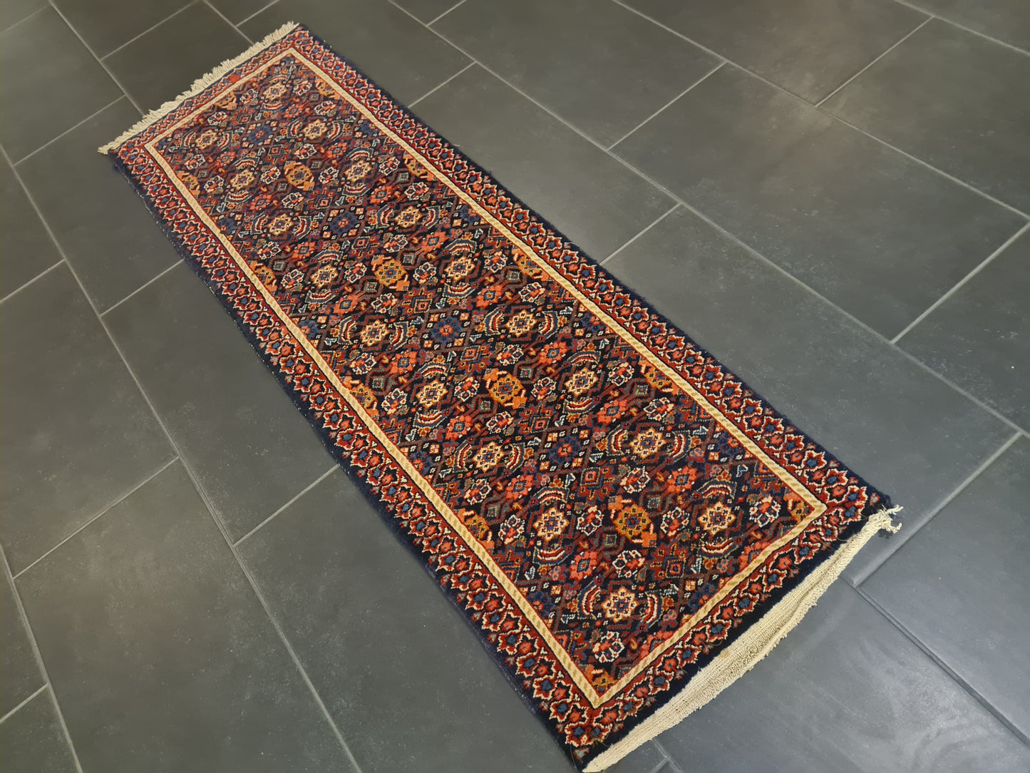 Perserteppich Orientteppich Handgeknüpfter Teppich Veramin 160×55cm