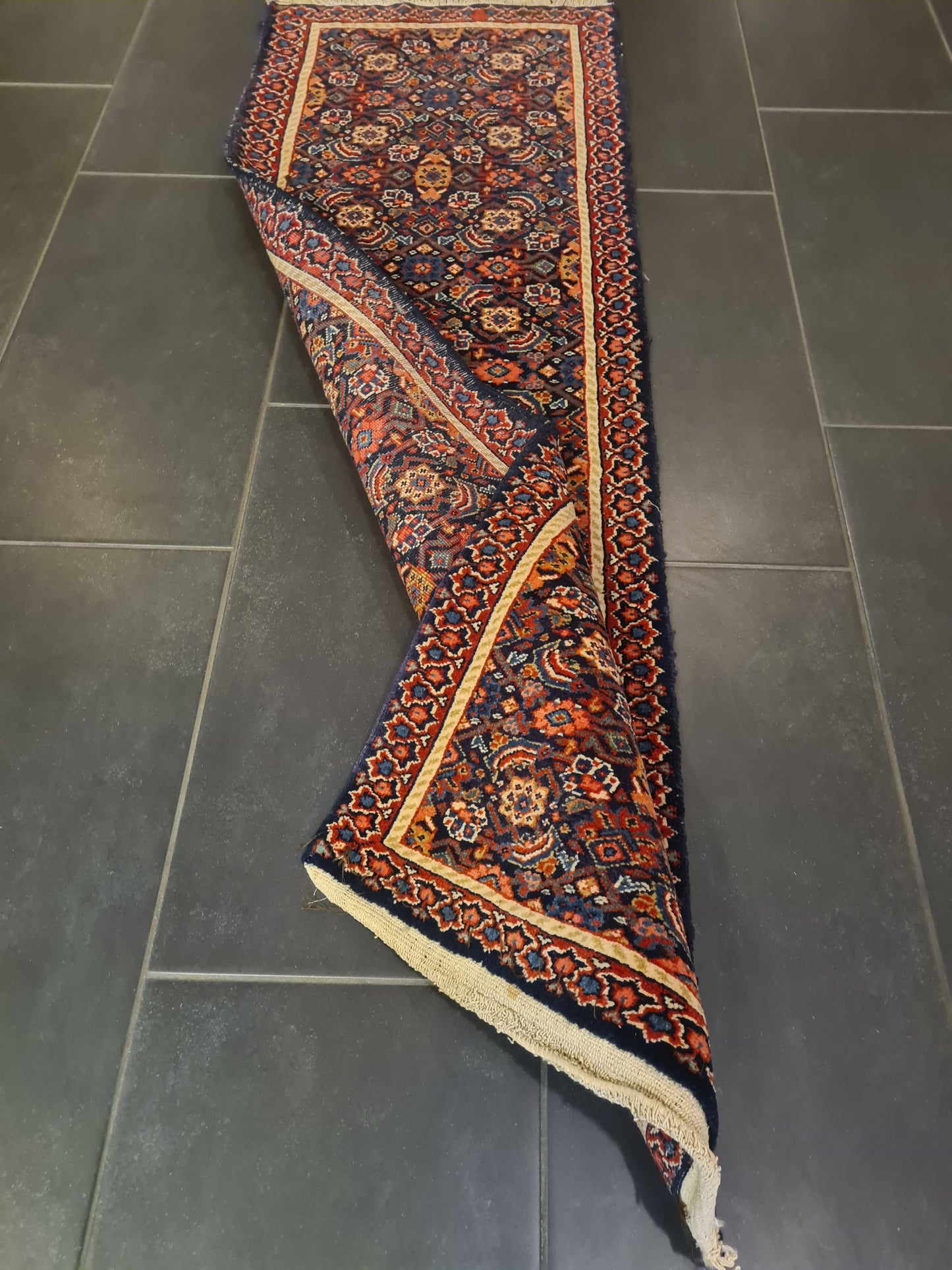 Perserteppich Orientteppich Handgeknüpfter Teppich Veramin 160×55cm