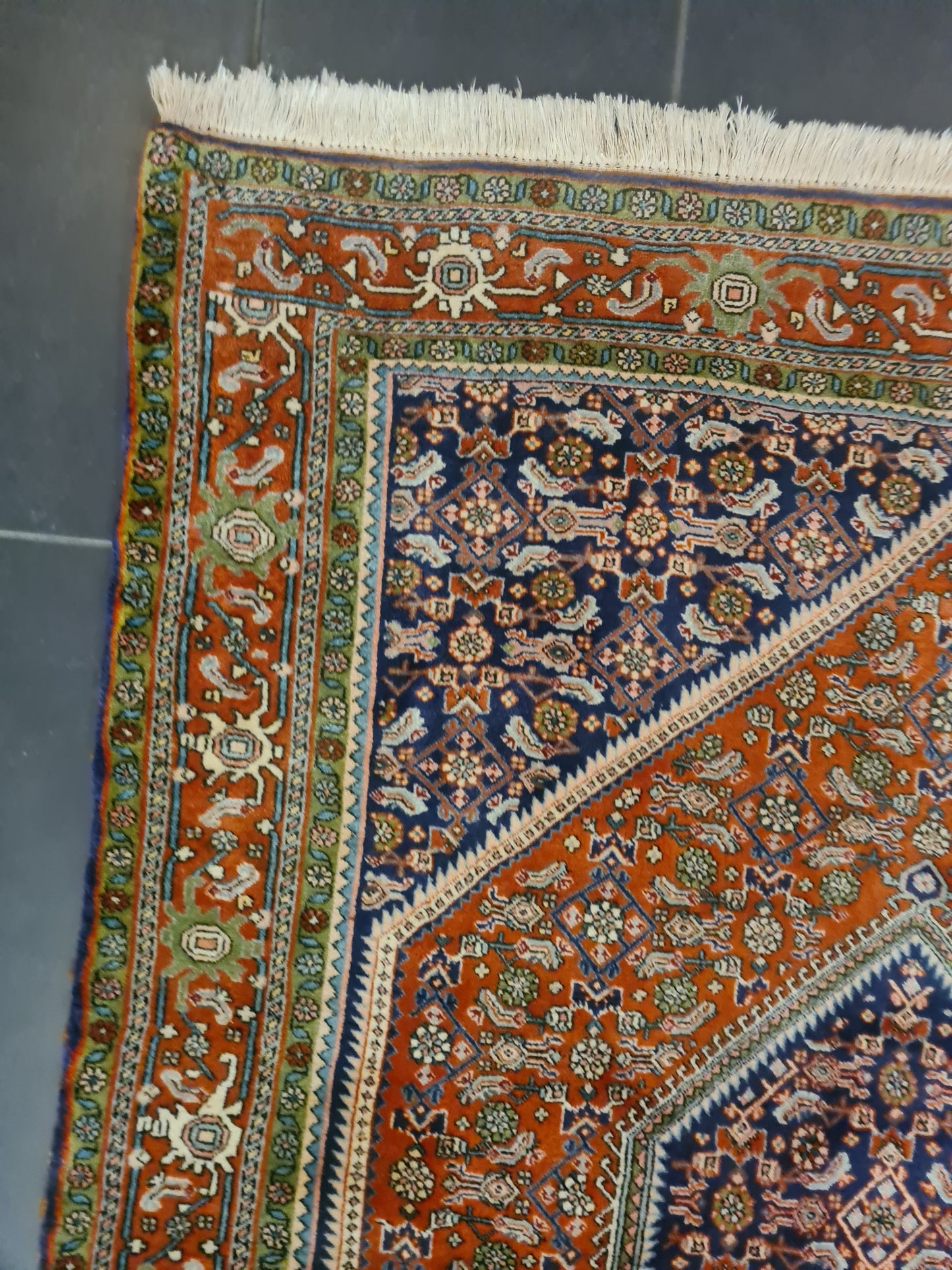 Perserteppich Orientteppich Handgeknüpfter Bidjar Teppich 170×120cm