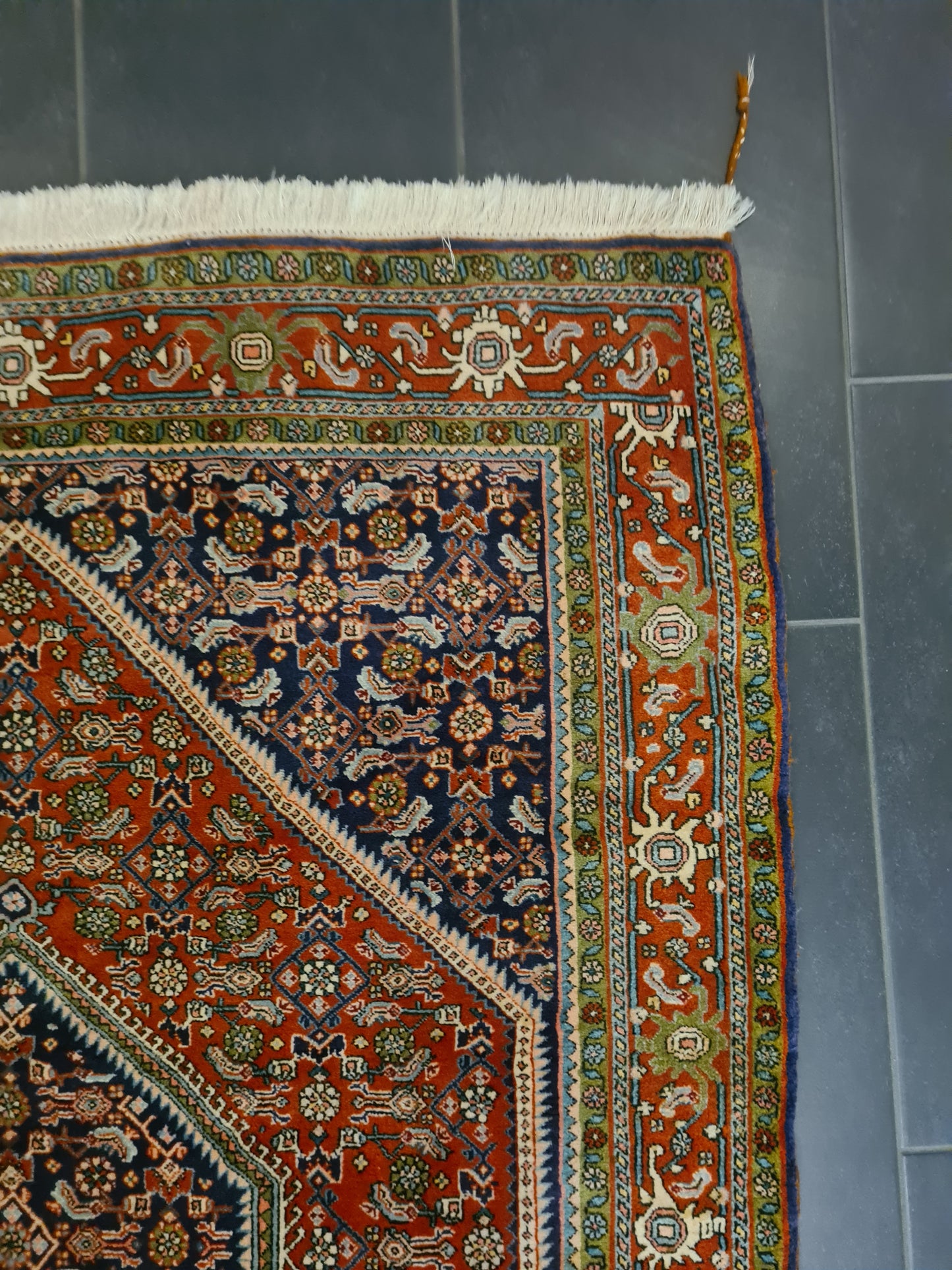 Perserteppich Orientteppich Handgeknüpfter Bidjar Teppich 170×120cm