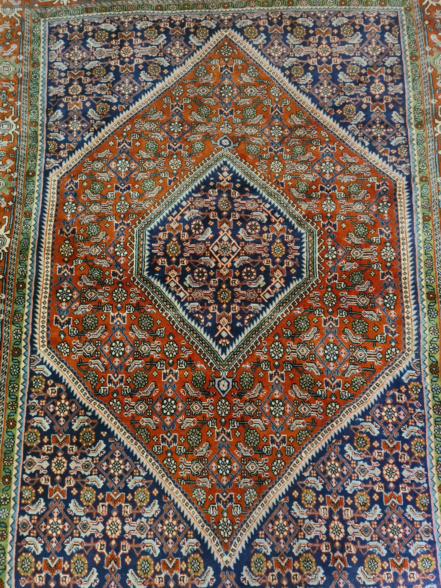 Perserteppich Orientteppich Handgeknüpfter Bidjar Teppich 170×120cm